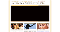 Desktop Screenshot of festadelladivinamisericordia.com